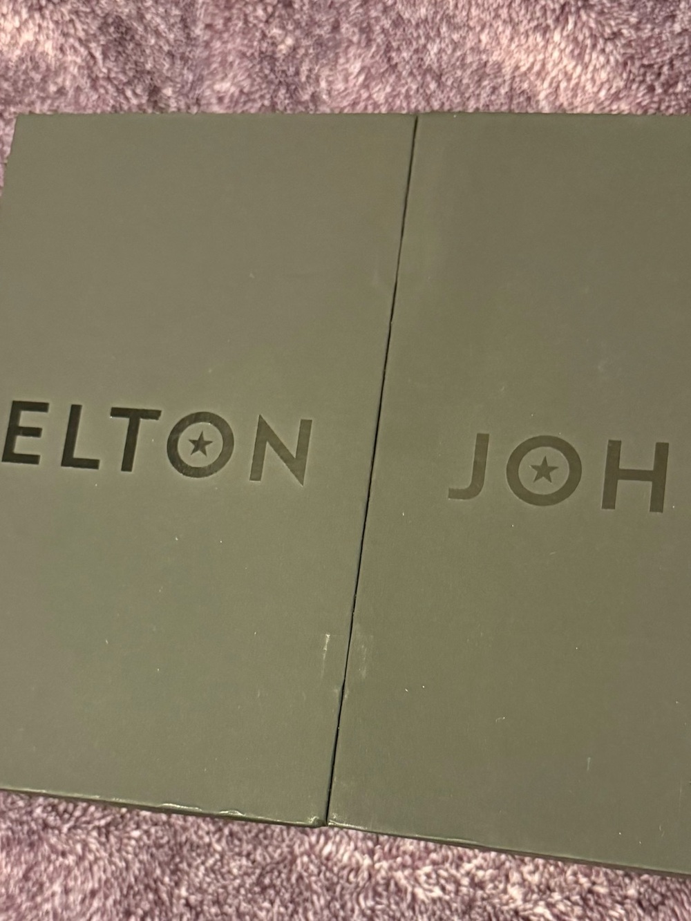 Elton John Signature Sunglasses - Brown with Gold Accents